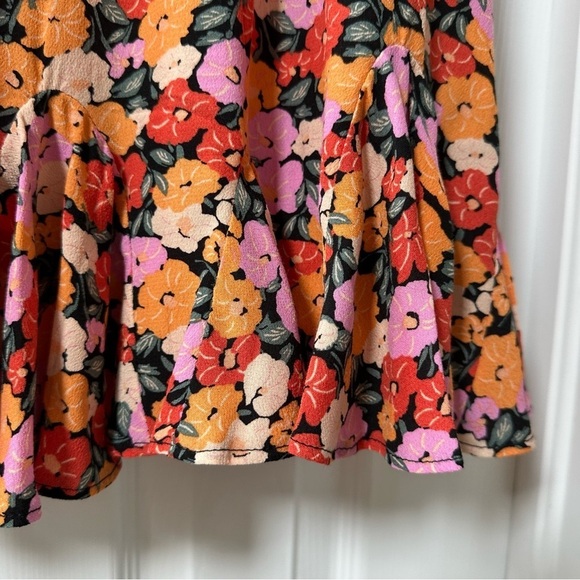 LOFT Floral Flounce Spring Bright Flirty Skirt Size Small‎ NWT - Picture 6 of 12